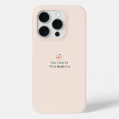 Stay Close to What Heals You Minimal Motivational  Case-Mate iPhoneケース (裏面)