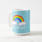 Stay colorful コーヒーマグカップ (正面左)