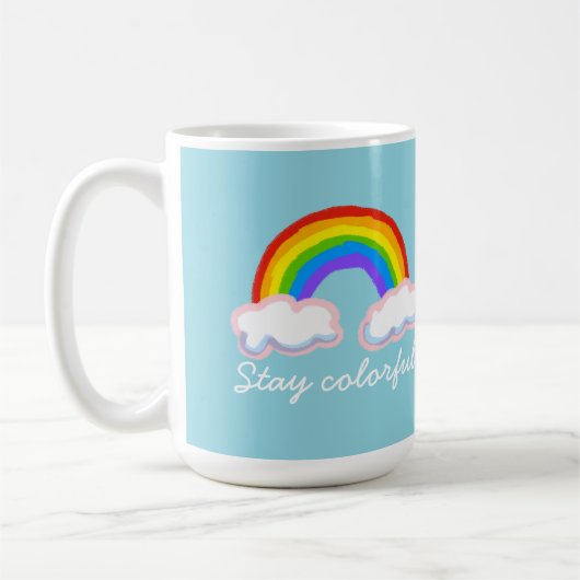 Stay colorful コーヒーマグカップ (左)