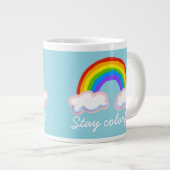 Stay colorful ジャンボコーヒーマグカップ (正面右)