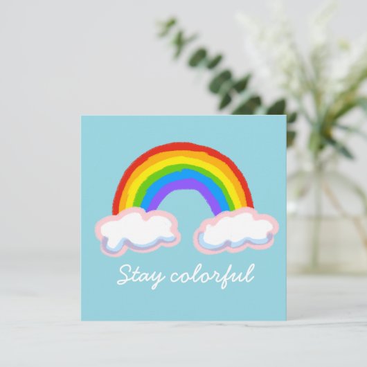 Stay colorful 招待状 (スタンド正面)