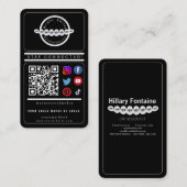 Stay Connected Social Media名刺 名刺 (正面/裏面)