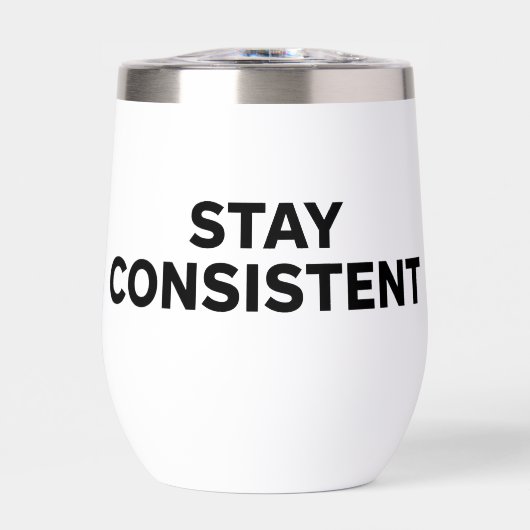 Stay Consistent Water Bottle – Christian Fitness M (正面)