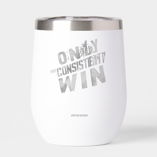 Stay Consistent Water Bottle – Christian Fitness M (背面)