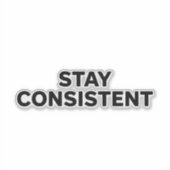 Stay Consistent Water Bottle – Christian Fitness M シール (正面)