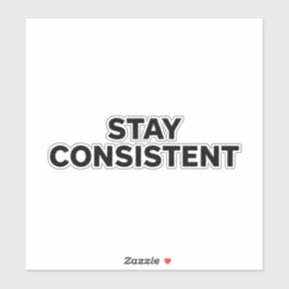 Stay Consistent Water Bottle – Christian Fitness M シール