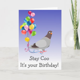 Stay Coo It's Your誕生日ハト カード