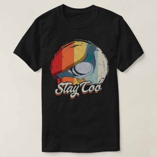 Stay Coo Wildlife Pigeon Birds Tシャツ (デザイン正面)