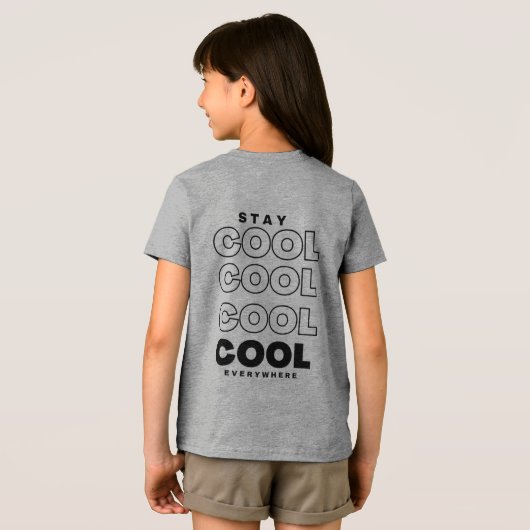Stay cool トライブレンドＴシャツ (裏面全面)