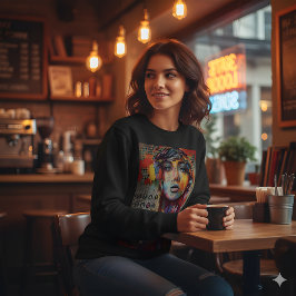 Stay Cool Abstract Portrait Sweatshirt スウェットシャツ