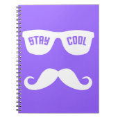 STAY COOL custom notebook ノートブック (正面)
