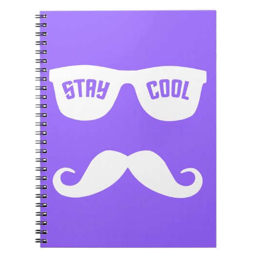 STAY COOL custom notebook ノートブック (正面)