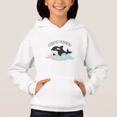 Stay Cool - Cute Kawaii Orca Whale (正面)