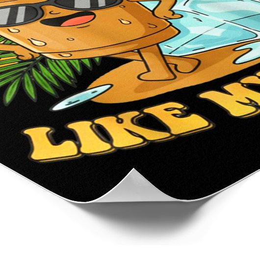 Stay Cool Like My Coffee Iced Coffee Lover  ポスター (角)