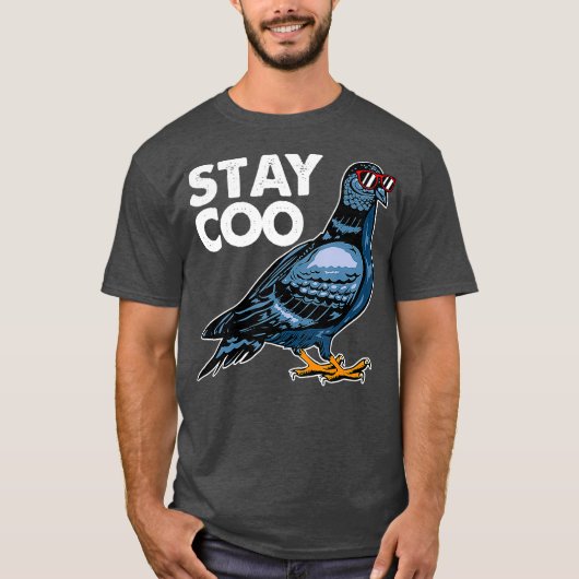 Stay Cool Pigeon T  Stay Coo Tシャツ (正面)