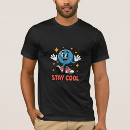 Stay Cool Retro Cartoon Tシャツ