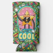 Stay Cool Retro Pop Art Can Cooler スリム缶クーラー (正面)