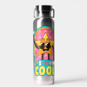 Stay Cool Retro Star Water Bottle ウォーターボトル (背面)