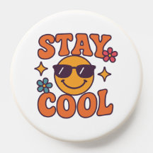 “Stay Cool” Smiley PopSocket