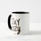 Stay Cozy マグカップ | ヒュッゲ ライフスタイル 快適ギフト (正面左)