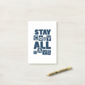 Stay Cozy All Days Post-it Notes ポストイット (デスク上)
