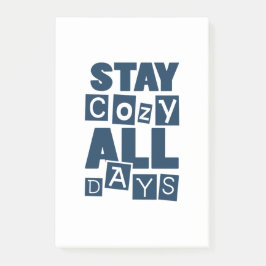 Stay Cozy All Days Post-it Notes ポストイット