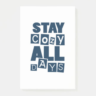 Stay Cozy All Days Post-it Notes ポストイット