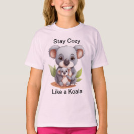 Stay Cozy Like a Koala - Cute Cozy Koala Tシャツ