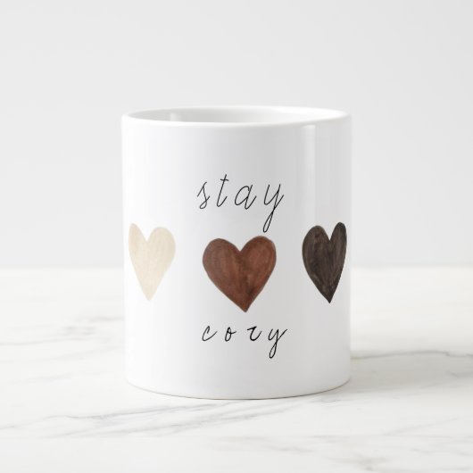 stay cozy mug ジャンボコーヒーマグカップ (正面)