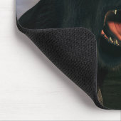 Stay Creepy. Big, black dog マウスパッド (コーナー)