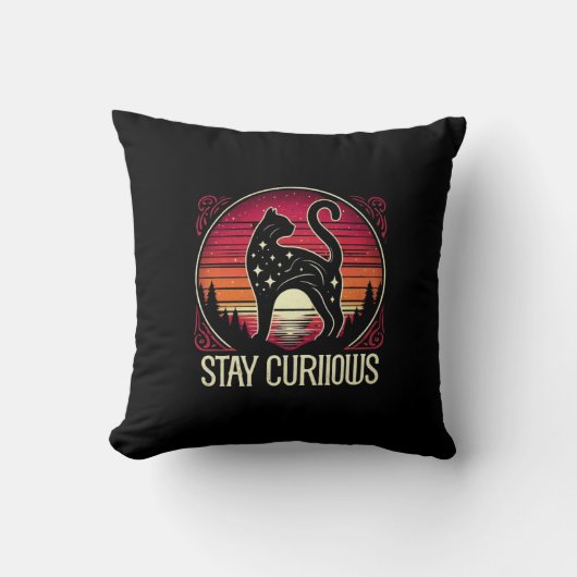 stay curious cushion クッション (正面)