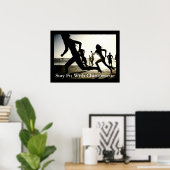 Stay Fit With Chiropractic Office Poster Customize ポスター (ホームオフィス)