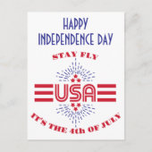 Stay fly it's the 4 of 7月はがき ポストカード (正面)