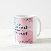 Stay Focused インスパイア Stay コーヒーマグカップ (正面右)