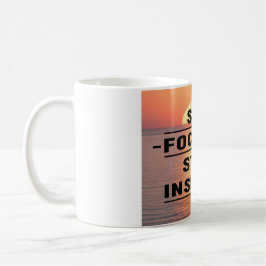 Stay Focused Stay Inspired オプション2 コーヒーマグカップ