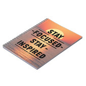 Stay Focused-Stay Inspired オプション2 ノートブック (左側)