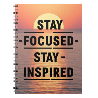 Stay Focused-Stay Inspired オプション2 ノートブック