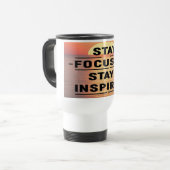 Stay Focused Stay Inspired 2 トラベルマグ (正面左)