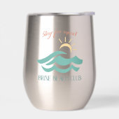 Stay for Sunset Brine Beach Club Stainless Cup (左面)