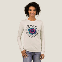 Stay for the Sunflowers トライブレンドＴシャツ