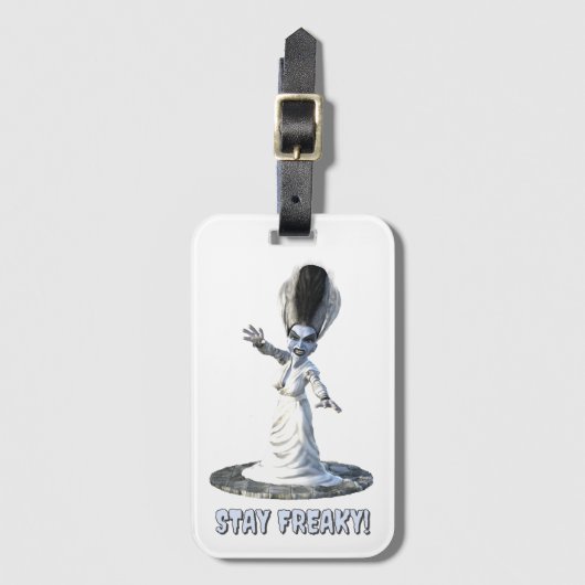 Stay Freaky! Bride of Frankenstein ラゲッジタグ (正面縦)