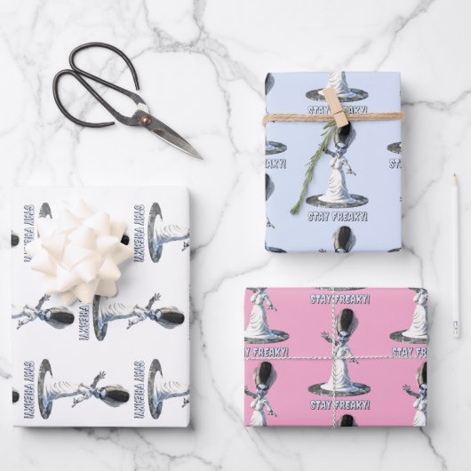 Stay Freaky! Bride of Frankenstein ラッピングペーパーシート (正面)