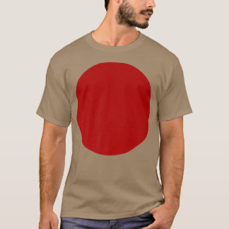Stay Free Blank Red Stylish Circle Novelty Graphic Tシャツ