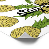 Stay Freshパイナップルポスター ポスター (角)