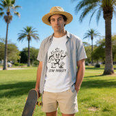 Stay Frosty Retro Snowflake Rubber Hose Cartoon Tシャツ