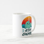 Stay Gnarly Cute Narwhal Narwhals Lover コーヒーマグカップ (正面右)