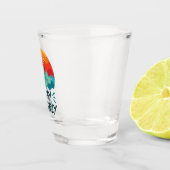 Stay Gnarly Cute Narwhal Narwhals Lover ショットグラス (右)