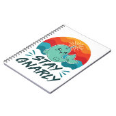 Stay Gnarly Cute Narwhal Narwhals Lover ノートブック (左側)