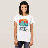 Stay Gnarly Cute Narwhal Narwhals Lover Tシャツ (正面フル)