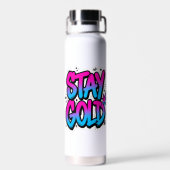 STAY GOLD グラフィティネオン ウォーターボトル (背面)